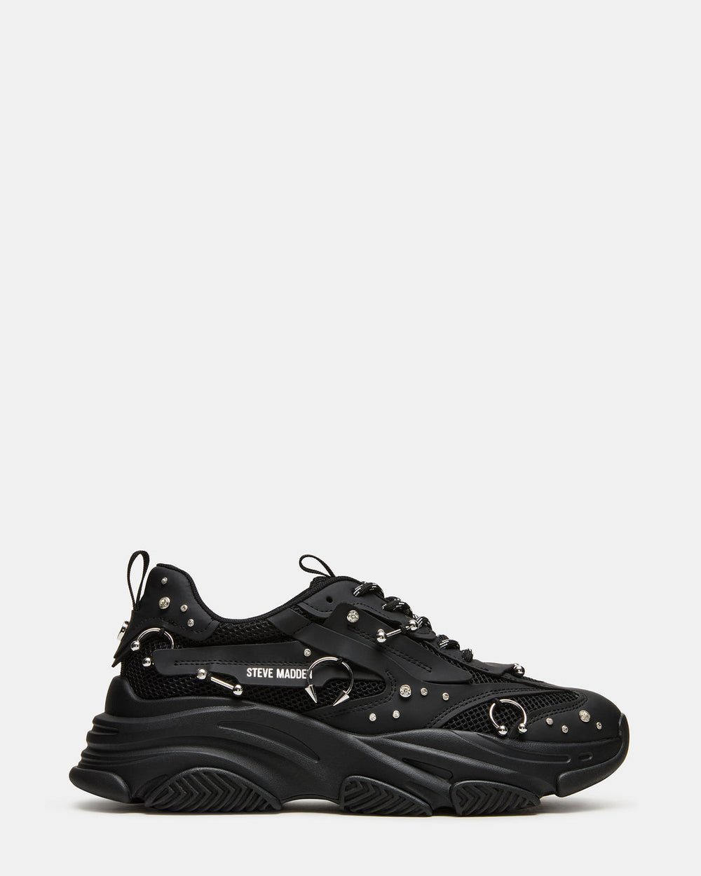 PIERCED Black Low-Top Lace-Up Men's Sneaker | Steve Madden near me