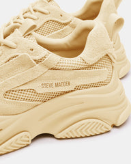 POSSESS Taupe Suede Low-Top Lace-Up Men's Sneaker | Steve Madden discount