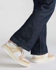 SANCHEZ White Multi Low-Top Lace-Up Men's Sneaker | Steve Madden on Sale