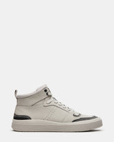 DERICK Light Grey Men's Lace-Up High-Top Sneakers | Steve Madden near me