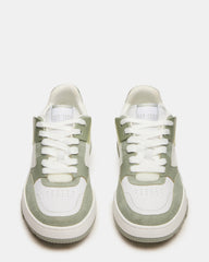 SANCHEZ Green Multi Low-Top Lace-Up Men's Sneaker | Steve Madden discount