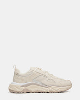 SALVADOR Off-White Low-Top Lace-Up Men's Sneaker | Steve Madden Sale