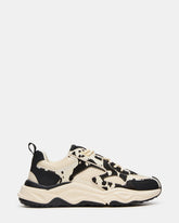 SALVADOR Black/White Low-Top Lace-Up Men's Sneaker | Steve Madden for Sale