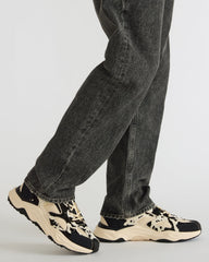 SALVADOR Black/White Low-Top Lace-Up Men's Sneaker | Steve Madden for Sale