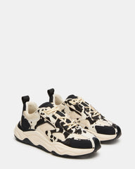 SALVADOR Black/White Low-Top Lace-Up Men's Sneaker | Steve Madden for Sale