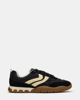 HORIZON Black Low-Top Lace-Up Men's Sneaker | Steve Madden online