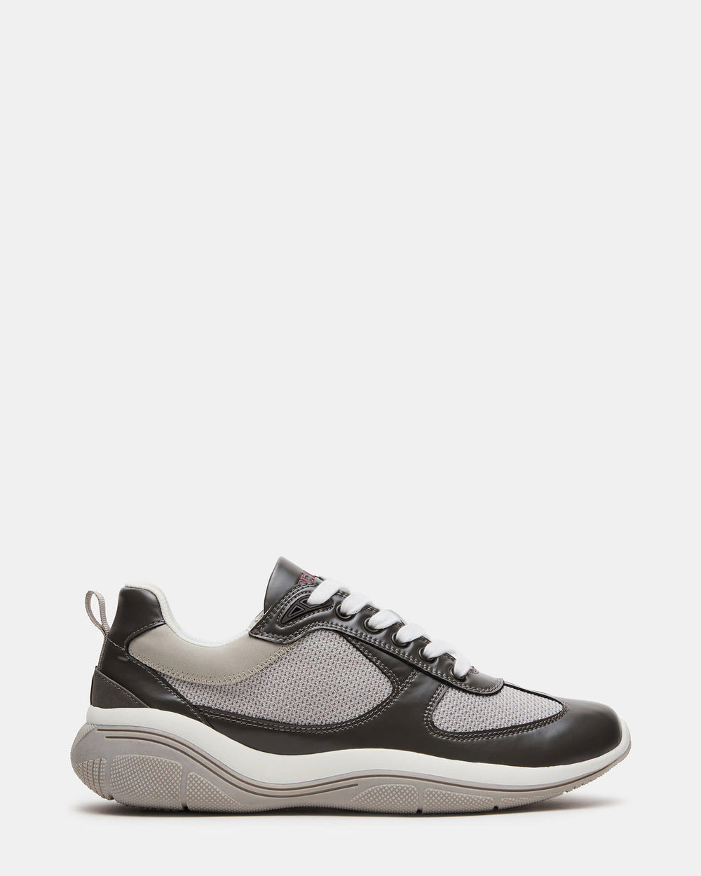 PICOLO Grey Low-Top Lace-Up Men's Sneaker | Steve Madden Sale