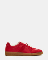 DIXON Red Low-Top Panel Men's Sneaker | Steve Madden on Sale