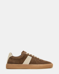 BRADY Taupe Suede Low-Top Lace-Up Men's Sneaker | Steve Madden US