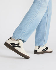 JANOS White Leather Low-Top Lace-Up Men's Sneaker | Steve Madden for Sale