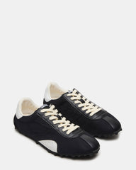PUZZLE Black Low-Top Lace-Up Men's Sneaker | Steve Madden on Sale