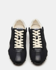 PUZZLE Black Low-Top Lace-Up Men's Sneaker | Steve Madden on Sale