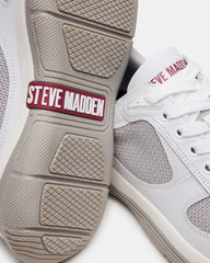 PICOLO White Low-Top Lace-Up Men's Sneaker | Steve Madden on Sale
