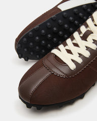 PUZZLE Brown Low-Top Lace-Up Men's Sneaker | Steve Madden discount