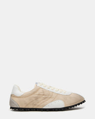 PUZZLE Cream Low-Top Lace-Up Men's Sneaker | Steve Madden US