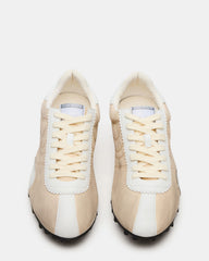 PUZZLE Cream Low-Top Lace-Up Men's Sneaker | Steve Madden US