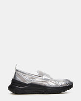 PARRISH Silver Low-Top Slip-On Men's Sneaker | Steve Madden for Sale