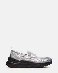 PARRISH Silver Low-Top Slip-On Men's Sneaker | Steve Madden for Sale