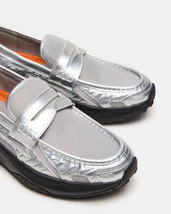 PARRISH Silver Low-Top Slip-On Men's Sneaker | Steve Madden for Sale