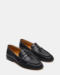 QUINCEY Black Leather Slip-On Men's Loafer | Steve Madden near me