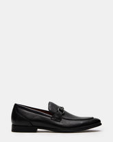 JAYSHAN Black Leather Men's Dress Loafer | Steve Madden discount
