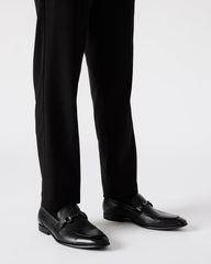 JAYSHAN Black Leather Men's Dress Loafer | Steve Madden discount