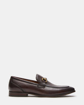 JAYSHAN Brown Leather Men's Dress Loafer | Steve Madden US