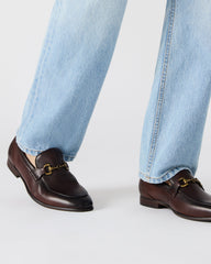 JAYSHAN Brown Leather Men's Dress Loafer | Steve Madden US