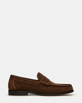 HUCKLE Dark Brown Slip-On Men's Loafer | Steve Madden discount