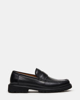 BRODIE Black Slip-On Lug Men's Loafer | Steve Madden US