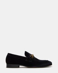 JAKIRO Black Velvet Slip-On Dress Men's Loafer | Steve Madden Sale