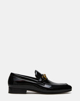 JAKIRO Black Patent Slip-On Dress Men's Loafer | Steve Madden on Sale