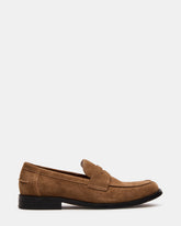 NATAN Taupe Suede Slip-On Dress Men's Loafer | Steve Madden near me