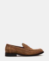 NATAN Taupe Suede Slip-On Dress Men's Loafer | Steve Madden near me