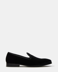 BANNOCH Black Velvet Men's Slip-On Loafer | Steve Madden online
