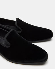BANNOCH Black Velvet Men's Slip-On Loafer | Steve Madden online