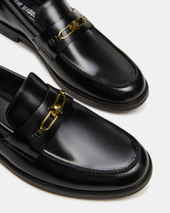 NEVINN Black Slip-On Dress Men's Loafer | Steve Madden Sale