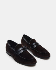 YARDLY Brown Velvet Slip-On Men's Dress Loafer | Steve Madden online