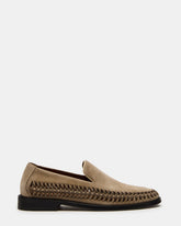 NAPOLI Sand Suede Slip-On Woven Men's Loafer | Steve Madden Sale