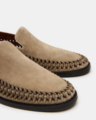 NAPOLI Sand Suede Slip-On Woven Men's Loafer | Steve Madden Sale