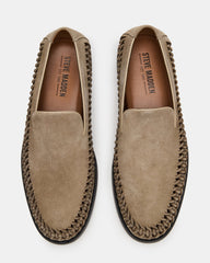 NAPOLI Sand Suede Slip-On Woven Men's Loafer | Steve Madden Sale