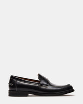 NATAN Black Leather Slip-On Dress Loafer | Men's Loafers | Steve Madden for Sale