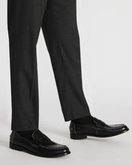 NATAN Black Leather Slip-On Dress Loafer | Men's Loafers | Steve Madden for Sale