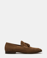 ONDRE Tan Suede Tassel Slip-On Men's Loafer | Steve Madden on Sale