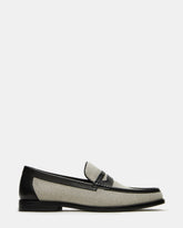 CULLEN Black/Beige Slip-On Men's Dress Loafer | Steve Madden discount