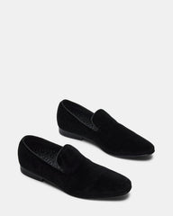 LAIGHT Black Velvet Men's Dress Shoes | Steve Madden US
