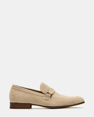 HEROLF Sand Suede Square-Toe Slip-On Men's Loafer | Steve Madden Sale