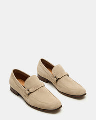 HEROLF Sand Suede Square-Toe Slip-On Men's Loafer | Steve Madden Sale