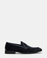 YARDLY Black Velvet Slip-On Men's Dress Loafer | Steve Madden on Sale