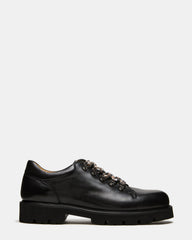 TURBO Black Leather Lace-Up Dress Shoe | Steve Madden online